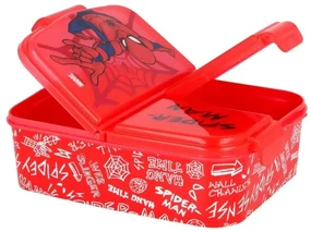 Multibox na desiatu Spiderman s 3 priehradkami