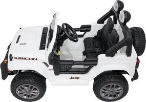 Elektrické autíčko Jeep Wrangler Rubicon LIFT biele