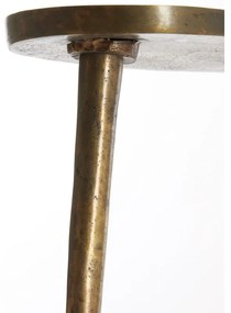 Kovový odkladací stolík 30x53 cm Lienz – Light &amp; Living