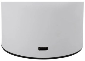 Biela LED stolová lampa (výška 15 cm) Impetu – Leitmotiv