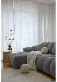 Sivá rohová pohovka (ľavý roh/s leňoškou) Shell – Miuform