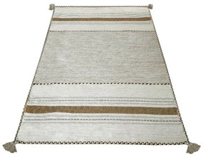 Béžový bavlnený koberec Webtappeti Antique Kilim, 160 x 230 cm