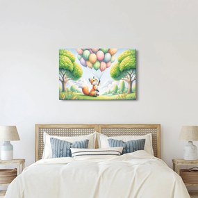 Obraz – Šťastná líška (90x60 cm)
