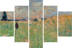 Obraz - Georges Seurat, A Summer Landscape, reprodukcia (150x105 cm)