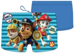 Setino - Detské chlapčenské plavky / boxerky Tlapková patrola PAW PATROL - tyrkysové 128