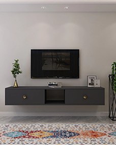 TV stolík/skrinka Zulia 1 (antracit). Akcia -19%. Vlastná spoľahlivá doprava až k Vám domov. 1144961