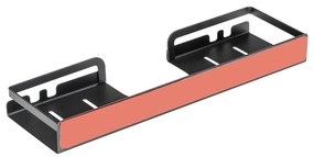 Čierna samodržiaca kúpeľňová polička z nerezovej ocele Altarella - Wenko