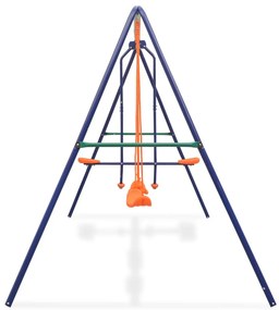Súprava hojdačiek so 4 sedadlami, oranžová