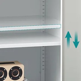 Kancelářská komoda Pasty šedá