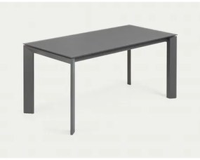 AXIS GLASS GREY rozkladací jedálenský stôl 160 (220) cm