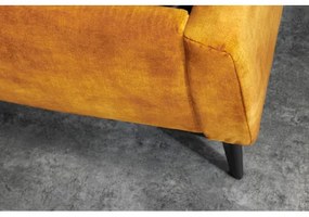 Posteľ 41667 180x200cm Boutique Zamat Žltá  - Komfort-nábytok