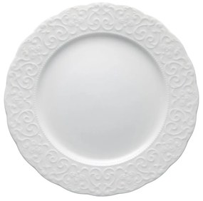 Biely porcelánový tanier Brandani Gran Gala, ⌀ 25 cm