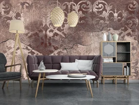 Gario Fototapeta Hnedé vintage ornamenty Materiál: Vliesová, Rozmery: 200 x 140 cm