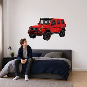60x100cm LEGO Mercedes G 4×4² - textilná nálepka na stenu