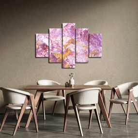 Obraz - Ružová abstrakcia (150x105 cm)