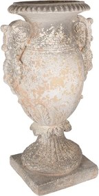 Béžový antik kvetináč v barokovom štýle Baroque - 34*26*60 cm