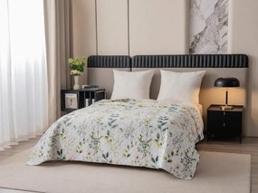 Prehoz na posteľ FLORAMA biely Rozmer: 170 x 210 cm