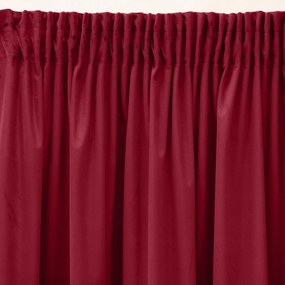 ZATEMŇOVACÍ ZÁVES NA PÁSKE PIERRE CARDIN SIBEL 140 X 270 CM BORDOVÁ
