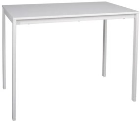 Biely jedálenský stôl RAMOD 100x60 cm
