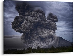 Obraz - Sopečná erupcia (70x50 cm)