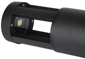 LED Vonkajšia lampa LED/10W/230V 25cm 3000K IP65 čierna