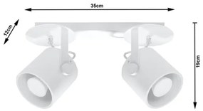 Bodové svietidlo LAROSA 2 2xGU10/40W/230V biela
