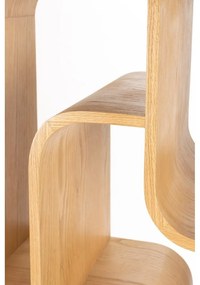 Knižnica z dubového dreva v prírodnej farbe 60x160x35 cm Seven – Zuiver