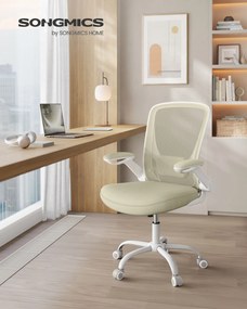 Ergonomická kancelárska stolička v farbe ovsená béžová