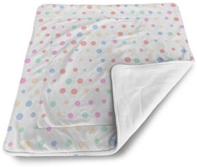 Sablio Deka pre bábätko Rôznofarebné bodky - 90x120 cm