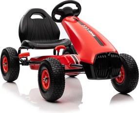 LEAN CARS Pedálová motokára G208 červená