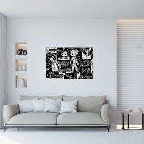 Obraz - Graffiti (90x60 cm)