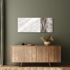 Obraz - Mramor so striebornými linkami (120x50 cm)
