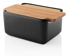 Eva Solo Kameninová maselnička Black / Oak Wood