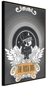 Artgeist Plagát - The Rock Dog [Poster] Veľkosť: 20x30, Verzia: Čierny rám