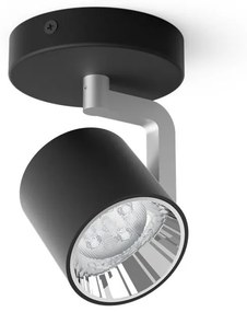 PHILIPS LED stropné / nástenné bodové svetlo BYRE, 4,5 W, teplá biela, čierne