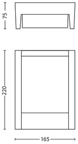 Philips 16460/93/P3 - LED Vonkajšie svietidlo MYGARDEN ARBOUR LED/6W/230V IP44