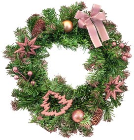 Bestent Vianočný veniec 40cm Pink