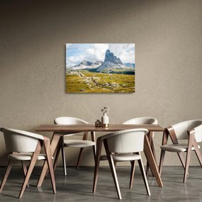 Sklenený obraz - Talianske Dolomity (70x50 cm)