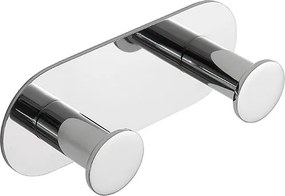 Bemeta Design EASY: Vešiak, s 2 háčikmi, lesk - 163106371