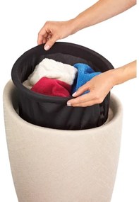 WENKO 22834100 - Stolička CANDY 36x50,5 cm béžová/čierna