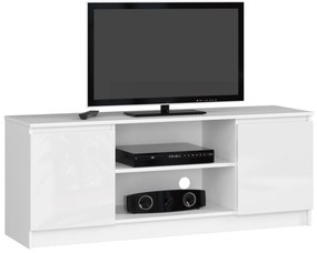 TV stolík Dariel (biela vysoký lesk ). Akcia -21%. Vlastná spoľahlivá doprava až k Vám domov. 1069055