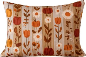 Obliečka na vankúš z mikrovlákna PUMPKIN STRIPES 50x70 cm, farebný