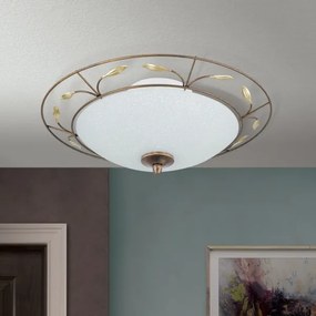 Orion DL 7-338/2 - Stropné svietidlo LUCA 2xE14/40W/230V pr. 40 cm bronz/patina