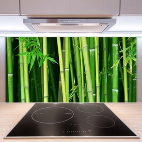 Sklenený obklad Do kuchyne Bambusový les bambus príroda 140x70 cm