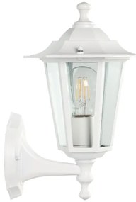 EGLO 22463 - vonkajšie nástenné svietidlo LATERNA 5 1xE27/60W biela