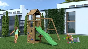 Marimex | Detské ihrisko Marimex Play 006 Akát + zelená šmykľavka | 11640471