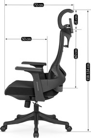 PROXIMA.store - Dizajnové kancelárske kreslo CARET FARBA: sivá