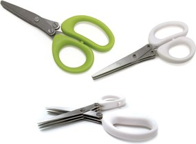 Nožnice na bylinky HERBA biele / zelené 13cm