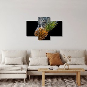 Obraz ananásu vo vode (90x60 cm)