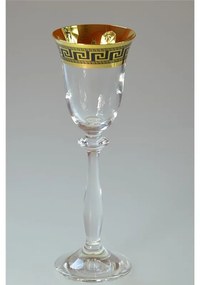 BOHEMIA ANGELA VERSO GOLD POHÁR NA DESTILÁTY 60 ML SADA 6 KS